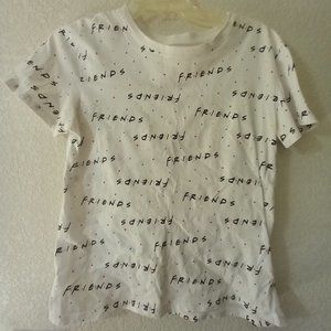 Friends Short Sleeve Graphic Cotton T Shirt Crew size medium